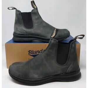 Blundstone 2143 Rustic Black Chelsea Boots Leather US 9 Men Slip On